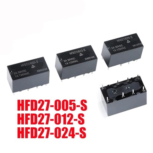 Minirelé HFD27 DC 24V soluciona fallos de conmutación en sistemas industriales compactos 2