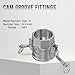 316 Stainless Steel Cam & Groove fittings，3/4