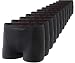 Produktbild Vincent Creation 12er Pack Herren Seamless Boxershorts-Pant, Nahtlose Retroshorts, geschmeidig weiche Microfaser, Schwarz, Gr. L/XL