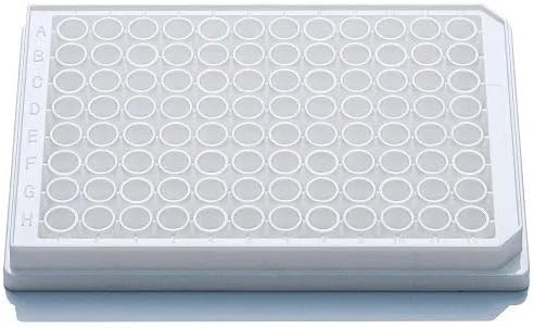 96-Well Cell Culture Plate, White frame and Transparent flat bottom, 11515