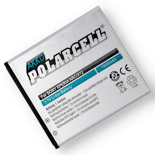 Polarcell Batterie de rechange pour Sony Ericsson Xperia X12 Arc Xperia arc S (remplace la batterie...
