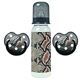 Rock Star Baby Snake Set de regalo 3 piezas chupete y biberón