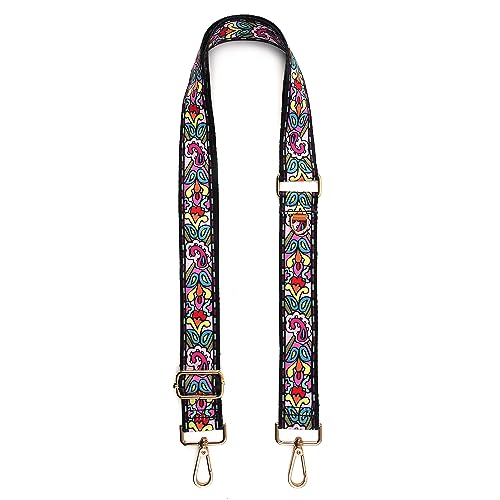 Image of Wide Crossbody Purse Strap Replacement Adjustable Shoulder Guitar Multi-pattern Style Handbag Straps