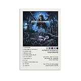 Zelbuck Avenged Sevenfold Nightmare Poster Canvas Art Poster Bedroom Decor Posters 12x18inch(30x45cm)