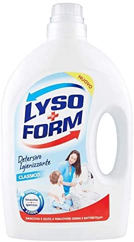 3 Flaconi Di Lysoform Lavatrice 21 Lavaggi Classico [Totale 63 Lavaggi]