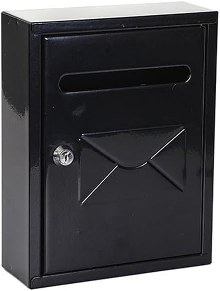 HBJWOV Iron Mailbox with Four Colors to Choose from for Email Storage(OneColor)