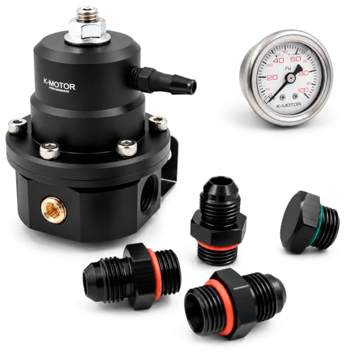 K-MOTOR 6AN Return-Style Fuel Pressure Regulator