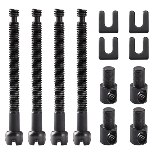 VooGenzek 4 Pièces Vis de Réglage de Tendeur de Chaîne, Vis de Réglage de la Tension de la Tronçonneuse, pour Tronçonneuse 4500 5200 5800 45CC 52CC 58CC