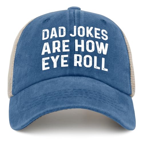 Dad Jokes are How Eye Roll Hat Funny Trucker Hats for Women ...