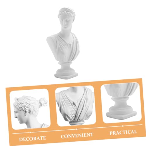 Statue de buste en résine pour décorer un bureau ou une bibliothèque - 6