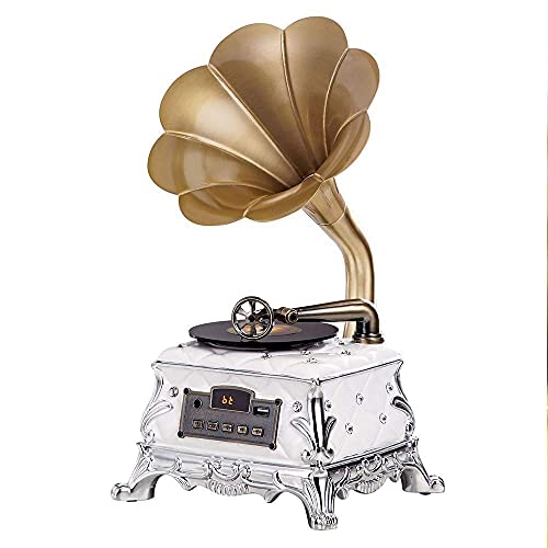 ZEDARO Tourne-disques rétro, Platine Tourne-Disque rétro, Gramophone avec Haut-parleurs sans Fil, pour la décoration de… - Les Beatles, Paul McCartney, John Lennon, RIngo Starr, George Harrison ZEDARO Tourne-disques rétro, Platine Tourne-Disque rétro, Gramophone avec Haut-parleurs sans Fil, pour la décoration de…