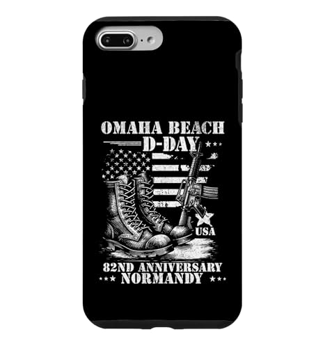 D-day 2026 82nd Anniversary Normandy D-Day Omaha Beach 1944 �X�}�z�P�[�X iPhone 7 Plus/8 Plus �p