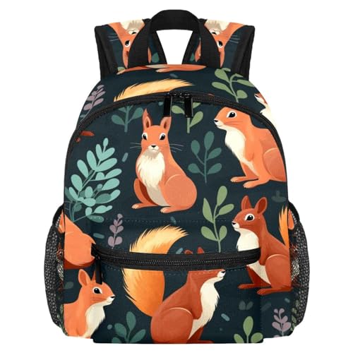 Sac à dos écureuil imperméable et résistant avec bretelles réglables