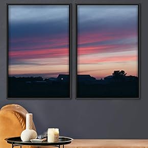 signwin 2 Piece Framed Canvas Wall Art Beautiful...