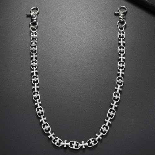 Image of Gothic Pants Chain Wallet Keychain Edgy Punk Hip Hop Waist Accessory for Jeans, Streetwear Women Men