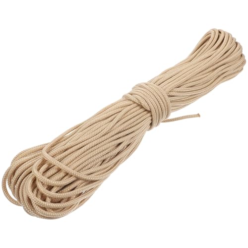 NIYANGLE 25m Khaki 3mm Picture Frame Hanging Cord Rope for Photo Frames DIY Craft Supplies