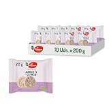 EL GRANERO INTEGRAL - Pack de 10 unidades de Tortitas de Arroz y Quinoa Bio - 20 g - Ecológicas, Sin Azúcar Añadido y Sin Gluten - Aptas para Veganos - Fuente de Fibra y Proteínas