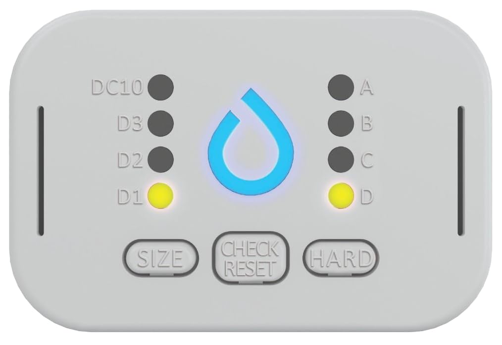 Dafi Flow Comfort Sistema de filtro de agua con grifo alto, filtro de agua potable, juego para reducir la cal y el cloro, incluye indicador LED de cambio de filtro y filtro de flujo Timestrip