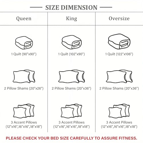 Home Soft Things BNFPMQ6QMMD 6 Piece Marina Medallion Printed Microfiber Quilts Coverlet Set Queen 90 Inch X 90" thumb #5