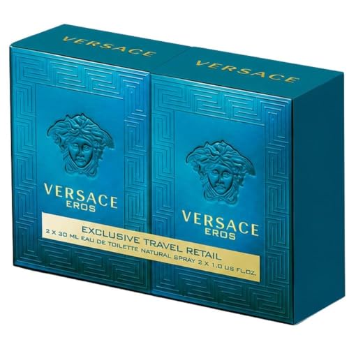 Versace Eros pour Homme duoset, Eau de Toilettespray, 1er Pack (1 x 60 g) – Ansicht 3