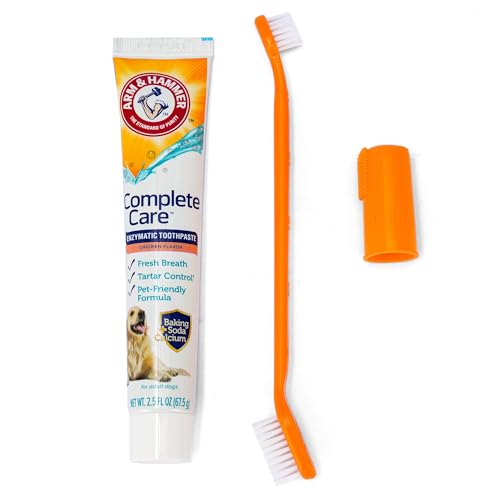 Arm & Hammer Complete Care Dog Dental Kit, Chicken Flavor