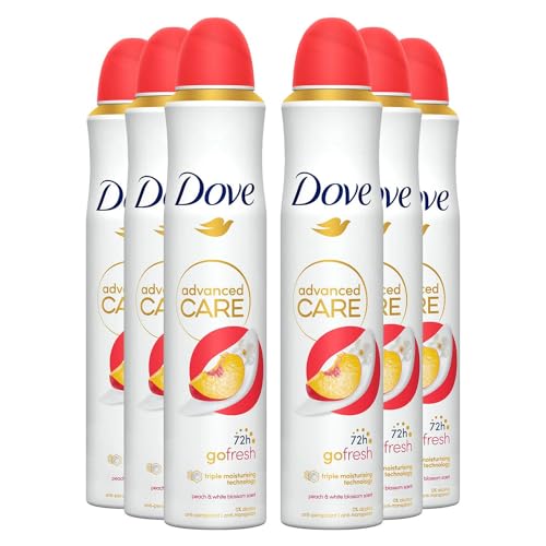 Déodorant Dove Go Fresh spray lot de 6 pour 72h de fraîcheur et soin intense