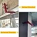 Horizontal Vertical Beam Clamp Fall Protection Anchor, Metal Cement I-beam Hangers with Oval Ring, Beam Anchor Fits 4