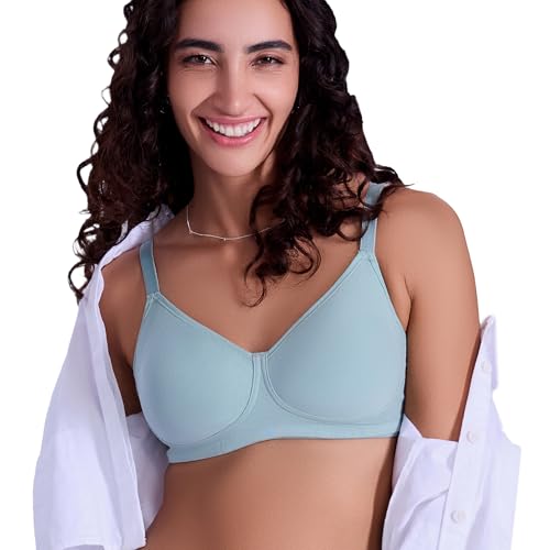 Image of Enamor Innovations Fabcool Encircled Side Support Shaper, Non Padded, Wirefree, High Coverage, Women's Cotton Everyday Bra - A042 (Available in Plus Sizes)