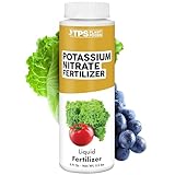 Potassium Nitrate Fertilizer, Essential Potassium and Nitrogen Plant Growth Booster, 8 oz (250mL)