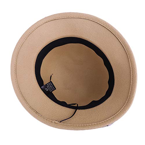 Women Vintage Veil Flower Cloche Bucket Hat Costume Halloween Costume Cosplay Top Hat Evening Cocktail Tea Party Fascinator Bowler Hat Wedding Bridemaid Hat Headwear Beige #TOP1