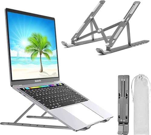 ApoloSign Laptop Stand, Foldable Ergonomic Laptop Mount Computer Stand for Desk, Aluminum Laptop Riser Notebook Stand (New) ApoloSign Laptop Stand, Foldable Ergonomic Laptop Mount Computer Stand for Desk, Aluminum Laptop Riser Notebook Stand (New)