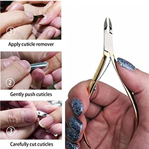 NAILSBAR Professional Cuticle Cutter Nail Art Cuticle Nipper Cutter - Image 2