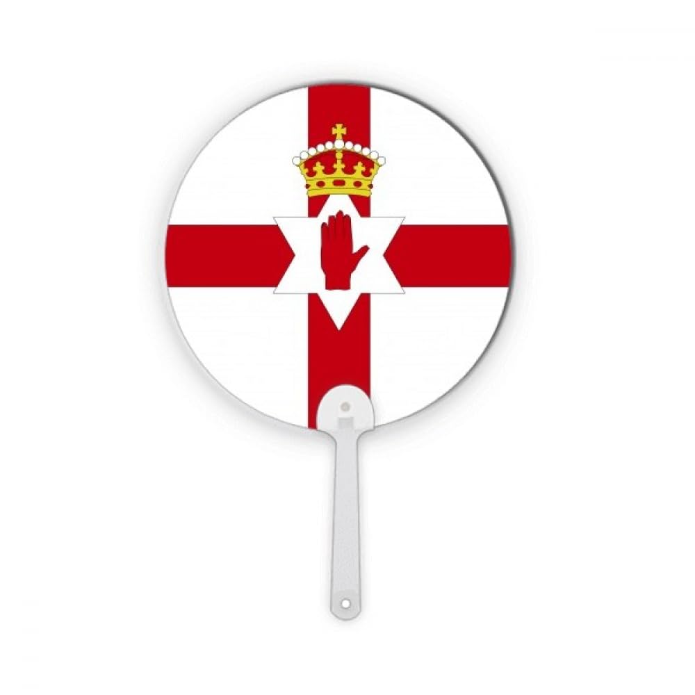 Drapeau Irlande du Nord rond idéal pour votre décoration de bureau