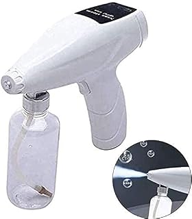 Portable Steam Atomizing Sprays Electric ULV Fogger, 4800mAh Battery Rechargeable Fogger Machine, Portable Handheld Sterilization Sprayer Gun for Home, Office, School for Garden Home Hotel School