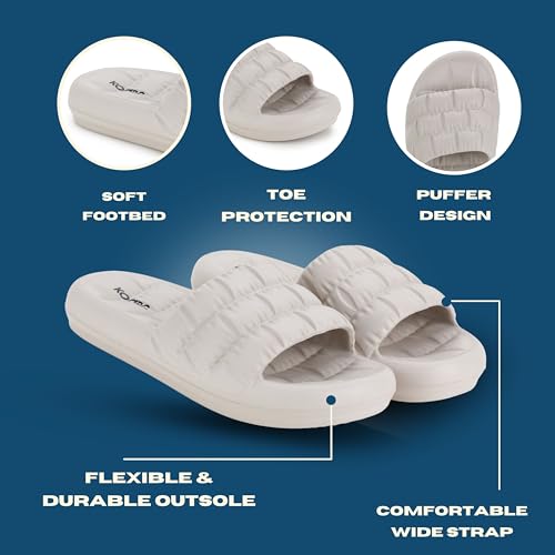 Image of KOBURG Ultra Slides for Women| Stylish | Comfy | Super soft | Ultra-Light | EVA | Slippers | Flip Flops for Women KF-454
