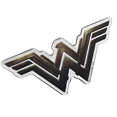 Fan Emblems Wonder Woman Domed Chrome Car Decal - Batman V Superman: Dawn Of Justice Logo #TOP2
