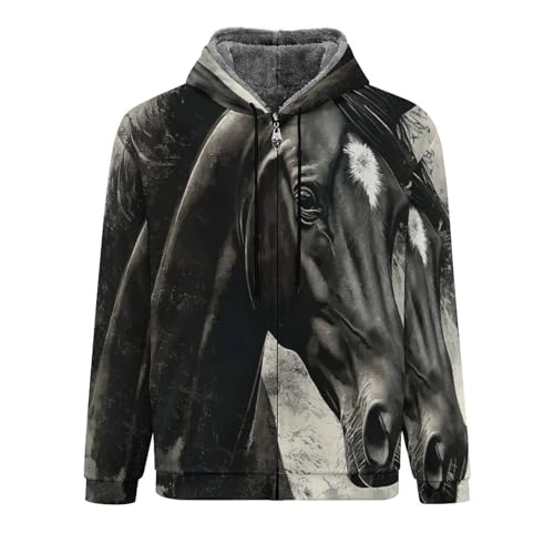 Veste polaire chaude homme thermique pour randonnée et veste zippée à capuche