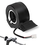 Finger Throttle, ABS Finger Throttle Professional Replacement Electric Scooter Throttle Accelerator Replacement Part for Most of Electric Scooters Black 