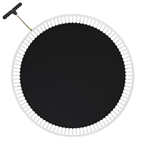 Tapis de Saut Trampoline, Tapis Trampoline 305cm 54 56 60 64anneaux,Point de 8 Rangs Tapis de Saut de Remplacement pour Trampoline, RéSistant à...