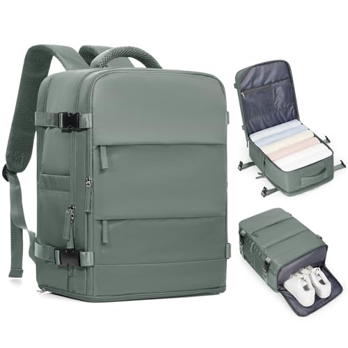 Image of Travel Backpack for Women Airline Approved Carry on Backpack for Airplanes Mochila De Viaje Spirit Airlines Personal Item Bag 18x14x8 Personal Item Travel Bag Backpack for Traveling on Airplane