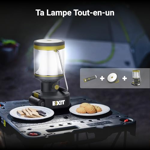 Lampe LED rechargeable EXIT 20V idéale pour la chasse les urgences et le camping - 3