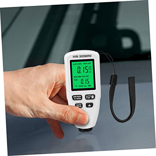 Calibrador digital para instrumentos de coche, medidor de grosor de pintura para automóviles miniatura 3