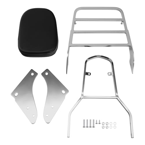 XMT-MOTO Chrome Sissy Bar Set