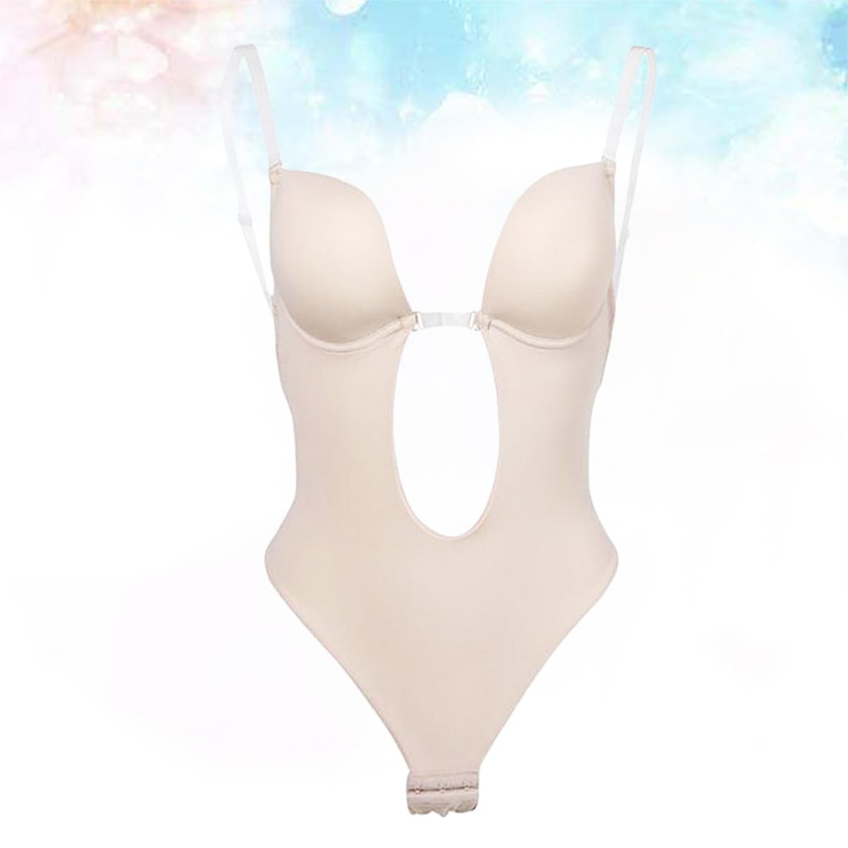 Yardwe Corsé sin Espalda Moldeador para Mujer Faja Adelgazante Invisible de Piel Talla Xl Bustier Sujetador sin Costuras Control de Cintura y Soporte Cómodo para Uso Diario