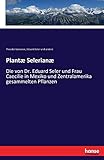 Plant&Atilde;&brvbar; Selerian&Atilde;&brvbar;: Die von Dr. Eduard Seler und Frau Caecilie in Mexiko und Zentralamerika gesammelten Pflanzen (German Edition)