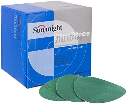 Sunmight Film 3" 180G Grip No Hole Disc, 54210, 50 Discs