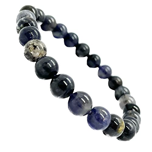 Image of HEALING AND SEMI-PRECIOUS CRYSTAL STONE BRACELET 8 MM ROUND FOR FENSHUI