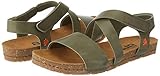 Obermaterial: Leder Art Damen Creta Peeptoe Sandalen, Khaki Grün, 37 EU