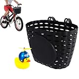 Lightton Kid's Bicycle Basket, Basket Front Handle Bar Basket, Bicycle Lift Off Baskets, Easy Instal