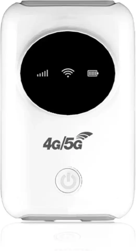 Roteador móvel, modem hotspot 4G LTE 5G 300Mbps até 10 dispositivos, slot SIM, bateria de 3200 mAh, dispositivo portátil para viagens, viagens de negócios, ao ar livre